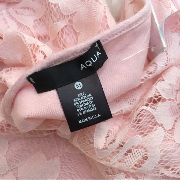 !! Aqua blush pink lace bodysuit - Picture 6 of 6